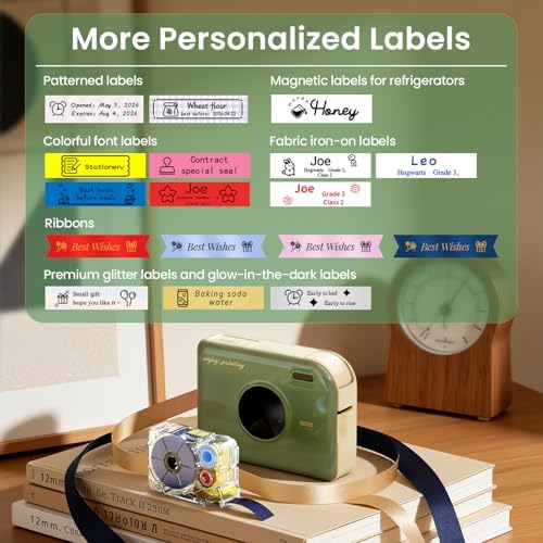 Phomemo Ribbon Printer, A30 Small Label Maker Machine with Waterproof Label - Image 4