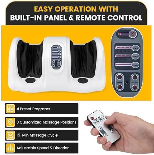 COSTWAY Foot Massager, Electric Shiatsu Foot Massage Machine - Image 4