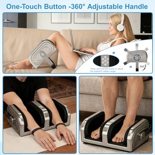 Lvrunben Shiatsu Foot Massager with Heat, Deep Kneading Foot Massager - Image 5