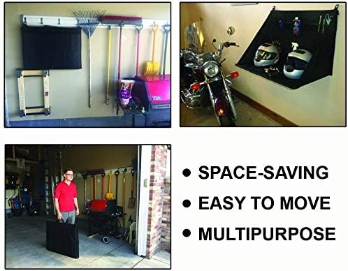 Mini Portable Standing Desk, Workbench, Work Station, Storage for Jobsite, Garage, Office, Shop, Hanging Work Surface, Black (WS3700) - Image 4