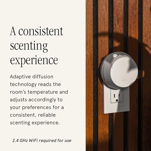 Pura Home 4 Fragrance Diffuser - Adjustable Home Diffuser with LED Light & Automatic Vial Detection - Wi-Fi Device for Personalized Home Scenting Experience - Long-Lasting Aroma - Image 3