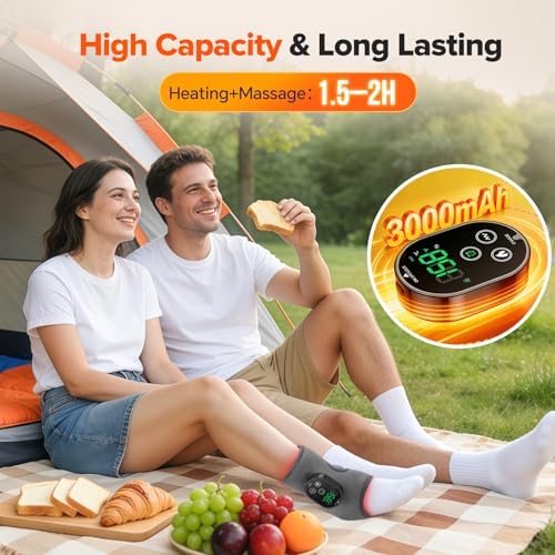 2PCS Foot Massager for Neuropathy, FSA Eligible Ankle Heating Pad - Image 5