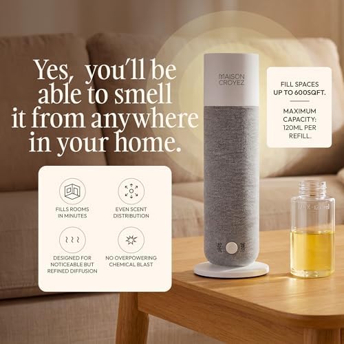 Waterless Essential Oil Diffuser for Home, Large Room, White - Image 6