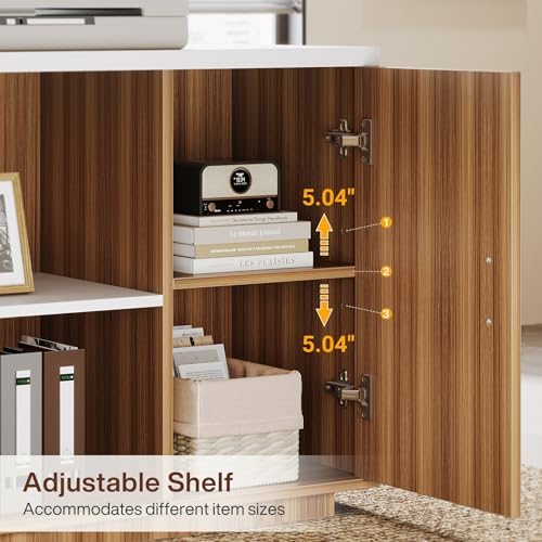 Tribesigns 86" L-Shaped Executive Office Desk, Extra Large Home Office Desk - Image 4