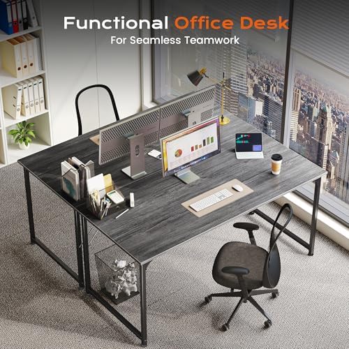 PRAISUN 47 X 24 Inch Computer Desk with Deeper Desktop - Image 3