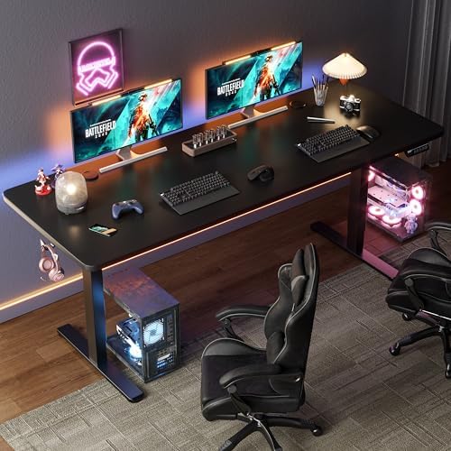 Monomi 79" Large Electric Standing Desk,Height Adjustable for Two-Person - Image 2