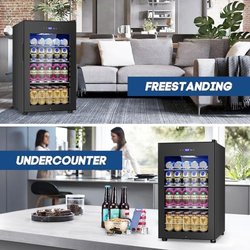 Velivi 17Inch Beverage Refrigerator and Cooler Freestanding - Image 5