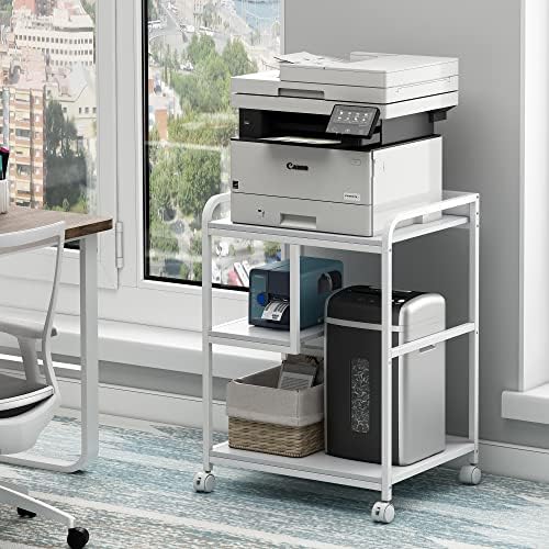 Fannova Large Printer & PC Tower Stand with Wheels for Home Office Storage - Image 4