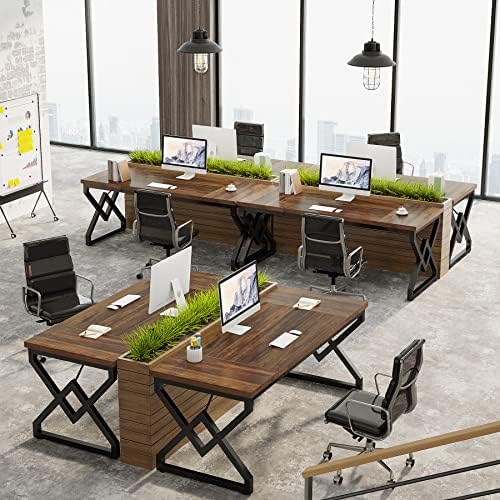 Tribesigns 63 inch Executive Desk, Industrial Computer Desk for Home Office - Image 6