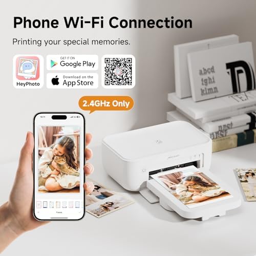 HPRT CP4100 4x6 Photo Printer, Desktop Instant Picture Printer, Wi-Fi Print - Image 2
