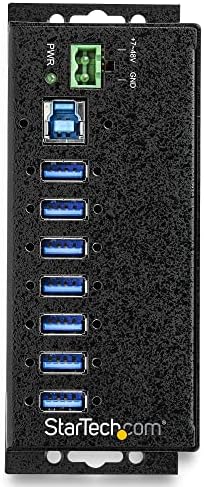 StarTech 7-Port Industrial USB 3.0 Hub 5Gbps, ESD Surge, TAA (HB30A7AME) - Image 3