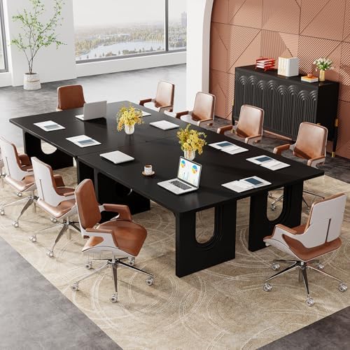 Tribesigns Modern Executive Desk, 70.9" Large Office Computer Desk, Conference Table Meeting Room Table, Simple Workstation Business Furniture for Home Office - Image 4
