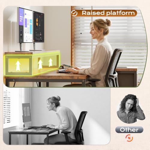 EnHomee 55" L Shaped Computer Desk with 3 Storage Drawers for Home Office - Image 5