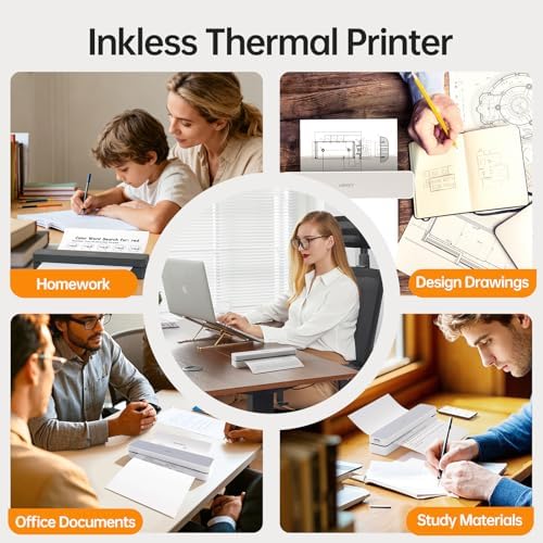 PRT Portable Printer Wireless for Travel, Bluetooth Thermal Printer - Image 6