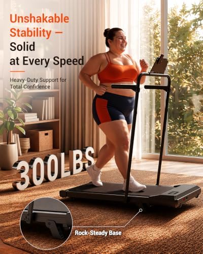 MJWW Walking Pad, Auto Incline, 3.0HP, 300lb, Under-Desk, Remote LED - Image 6