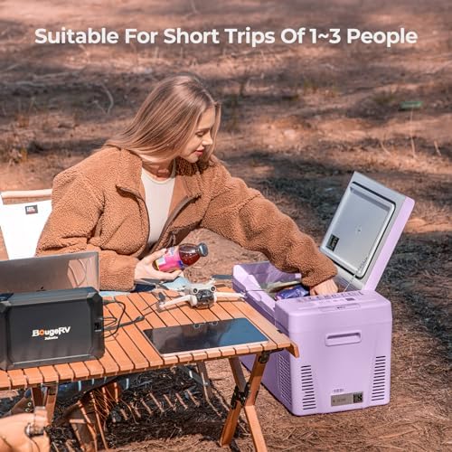 BougeRV 12v refrigerator 23 Quart, -8℉~50℉ Portable Freezer for Car, Purple - Image 5