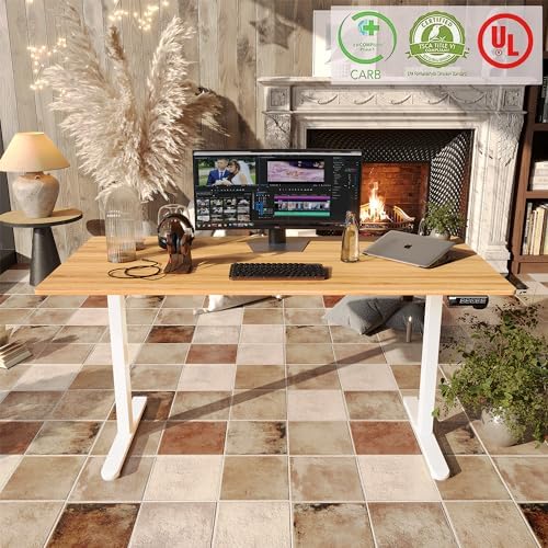 Monomi Electric Standing Desk 63"x28" Height Adjustable Sit Stand Desk - Image 2