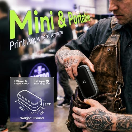 Phomemo TP31 Mini Tattoo Stencil Printer Kit with 120 Pcs Transfer Paper - Image 2