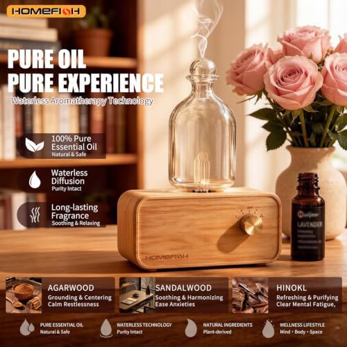Waterless Essential Oil Diffuser Cordless Aroma Diffuser - Image 3