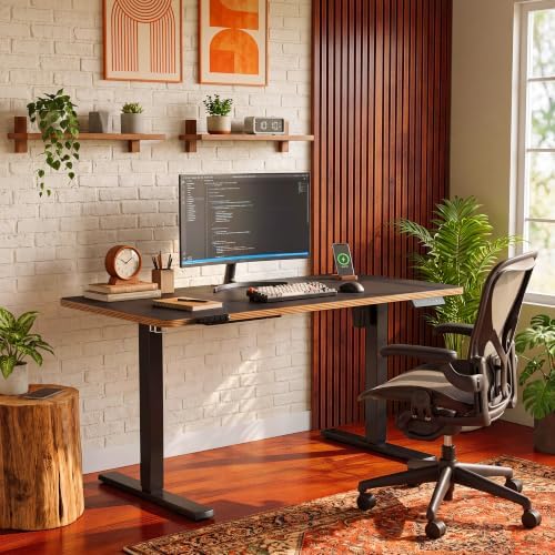 48 Inch Standing Desk with Wheels, USB-C Port, Cable Management - Image 2