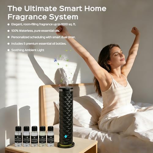 Waterless Cold Air Scent Diffuser Starter Kit with 5 Oils - Image 2