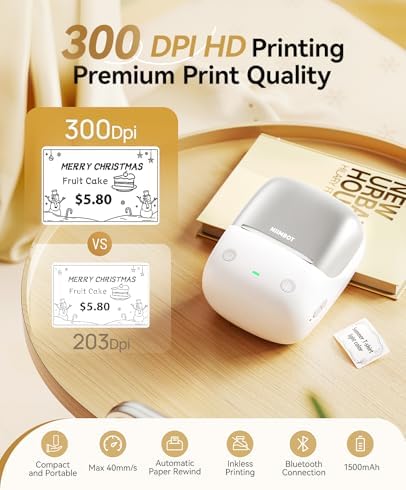 NIIMBOT B2 Pro Label Maker with 3Tapes, Supports Photo Printing, Silver - Image 6