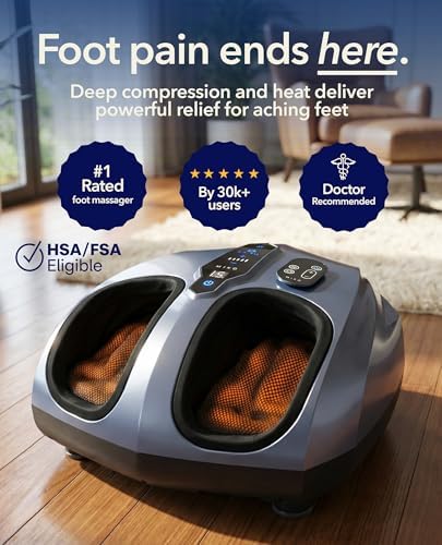 MIKO Shiatsu Foot Massager with Heat and Air Compression - Image 2