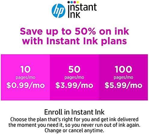 HP DeskJet 3755 Compact All-in-One Wireless Printer, Instant Ink, Works with Alexa - Seagrass Accent (J9V92A) - Image 7
