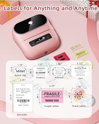 Phomemo M220 Bluetooth Label Maker,Portable Thermal Printer - Image 3