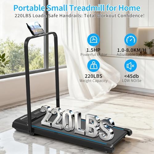 3 in 1 Under Desk Treadmill with Incline Walking Pad for Home & Office - Image 5