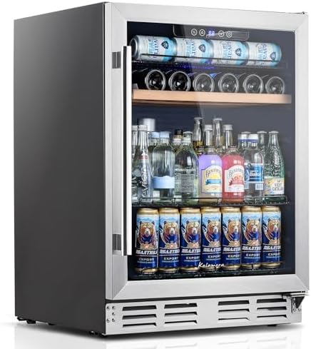 Kalamera Mini Fridge 24 Inch Undercounter Beverage and Wine Cooler by Kalamera