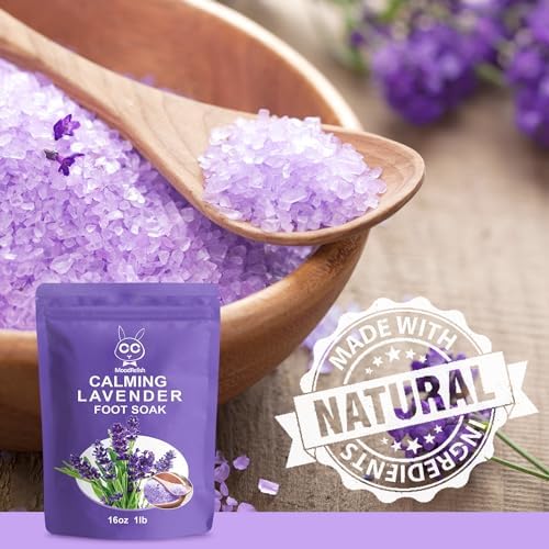 Foot Spa Bath Massager with Heat Bubbles and Vibration Massage and Jets, 16 OZ Calming Lavender Foot Soak with Epsom Salt, Foot Soaker with Red Light, 22 Massage Rollers, Adjustable Temp - Black - Image 5