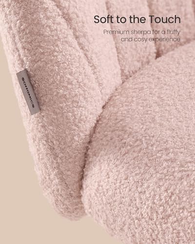SONGMICS Office Chair, Swivel Makeup Vanity Desk Chair - Image 4