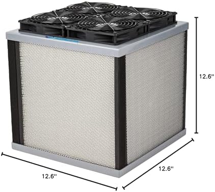 3Pro, Air purifier for house up to 3229ft2, CADR super large 430cfm, collapsible, can be packed into a 20 inch suitcase. UL and CARB certificated. (3Pro(with HEPA+Carbon filters)) - Image 6