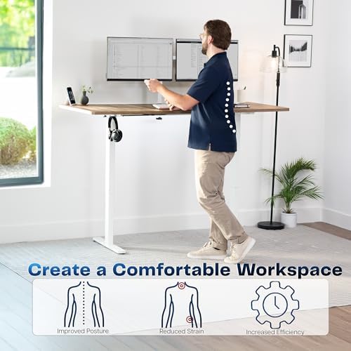 VIVO Reclaimed Wood 71 x 30 in Standing Desk, DESK-KIT-1W7P - Image 4