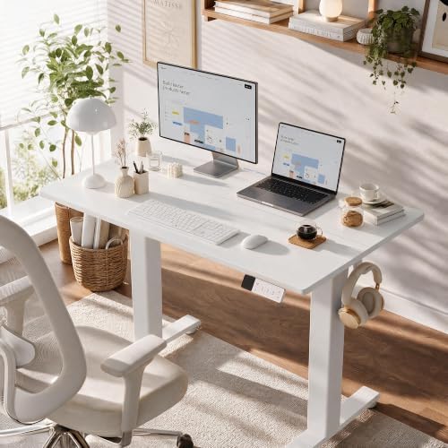 Claiks 40 x 24 Inch Super White Electric Standing Desk - Image 2