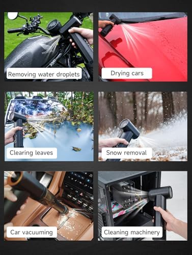 Kica JetFan Max Turbo Dryer Blower 205 MPH Air Blower, Cordless Leaf Blower - Image 6