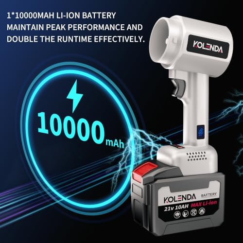 Cordless Handheld Car Dryer Blower, 1800G 335MPH Air Duster - Image 2