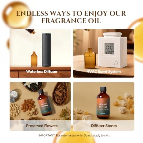 Aromadd Santal Diffuser Oil Inspired by Luxury Hotel Scent, 200 mL - Image 4