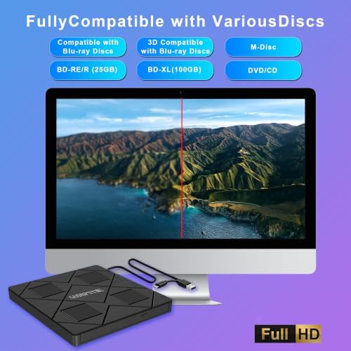 External blu ray Drive,8-in-1External blueray/DVD Drive for pc - Image 3