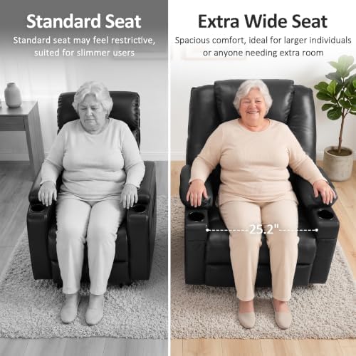 MCombo Power Lift Recliner Chair for Elderly, Heat and Massage R7042 - Image 4