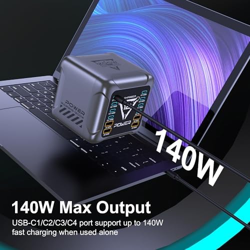1200W USB C Charging Station, 12-Port GaN Fast Charger - Image 3