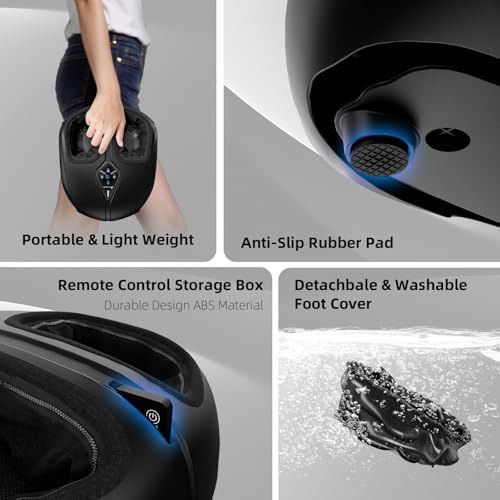 Foot Massager with Heat,Deep Shiatsu for Plantar Fasciitis（Black） - Image 5