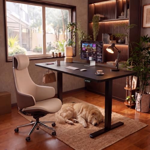 Furmax 55 Inches Electric Height Adjustable Standing Desk Home Office Desk - Image 2