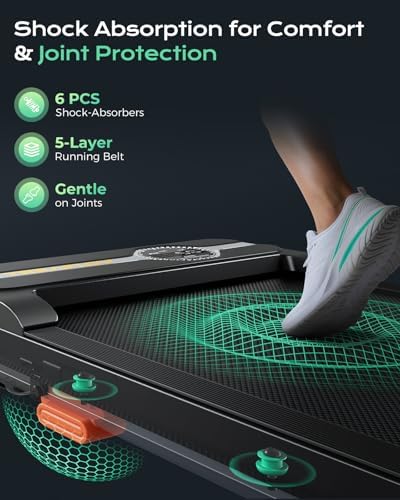 TREAFLOW Walking Pad Treadmill, Under Desk Treadmills for Home - Image 5