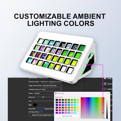 TreasLin/VSDinside Stream Dock XL Advanced Studio Controller, 32 Macro Keys, Trigger Actions in Apps and Software Like OBS, Twitch, YouTube and More, Works with Mac and PC, Stream Controller XL White - Image 3