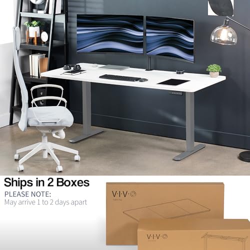 VIVO White 71 x 30 in Standing Desk, DESK-KIT-E2G7W - Image 5
