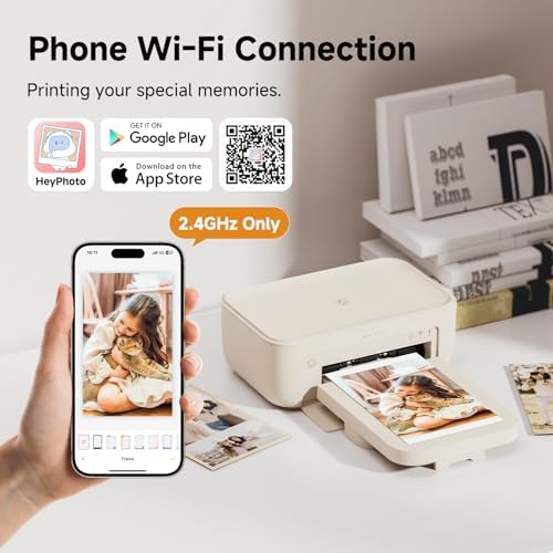 HPRT CP4100 4x6 Photo Printer, Desktop Instant Picture Printer, Wi-Fi Print - Image 2