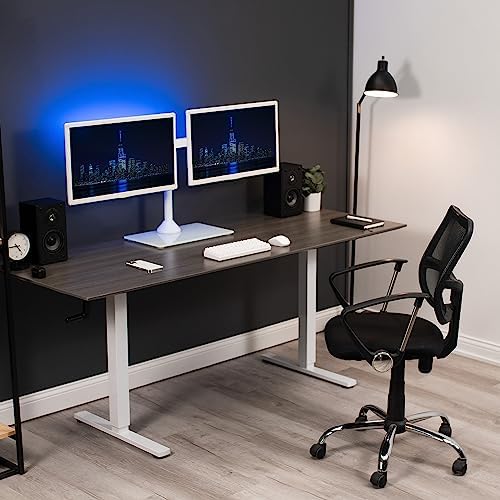 VIVO Dual Monitor Desk Stand for 13 to 32 inch Screens, STAND-V002FGW - Image 2
