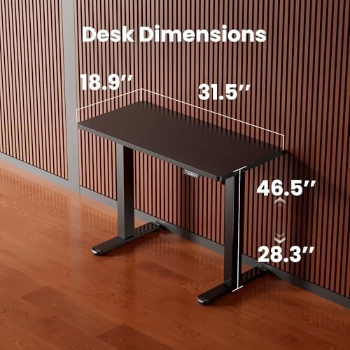 ErGear 31 X 19 Inch Height Adjustable Electric Standing Desk, Black - Image 3
